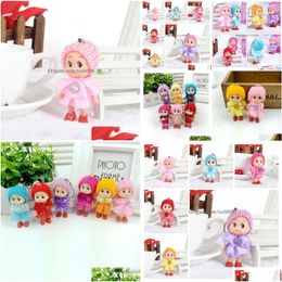 Dolls 5Pcs/Set 8Cm Little Kelly Confused Doll Princess Mini Simba Cute Baby Body Toys For Girls Children Gifts 220315 Drop Delivery Dh1Bb