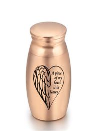 16 x 25 mm Aluminium alloy Small Keepsake Urns for Ashes Mini Cremation Urns for Ashes Ashes HolderGod Has You in His Arms4620066