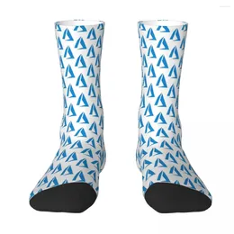 Men's Socks Azure Linux Python Code Sock Men Women Polyester Stockings Customizable Hip Hop