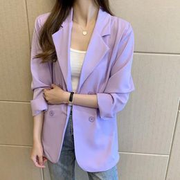 Women's Suits Blazers For Woman Office Outfits Women Business Casual Coats In Blazer Purple Suit Top