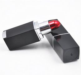 5 PcsLot Metal Smoking Pipe redpurple Fashion Magic Lipstick Pipe MINI Portable Metal Smoking Accessory FilterTips caps6439631