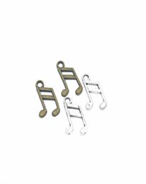 300pcspack Music Note Charms DIY Jewelry Making Pendant Fit Bracelets Necklaces Earrings Handmade Crafts Silver Bronze Charm2906026