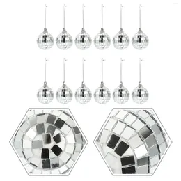 Decorative Figurines 12Pcs Chic Style Bar Ktv Disco Ball Mirror Decoration Party DJ Stage Using Decor