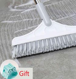 Floor Scrub Brush Rotating Stiff Broom Window Cleaner Rubber Wiper Toilet Brush Floor Wiper Dust Mop Bathroom Cleaning Brush 220115853528