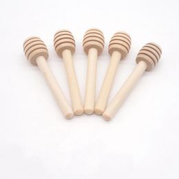 Wooden Honey Stick 8cm 10cm Mini Wood Honey Dipper Stirrer Baking Kitchen Accessories Wedding Party HHA15706943147