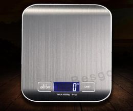 5000g1g LED Electronic Digital Kitchen Scales Multifunction Food Scale Stainless Steel LCD Precision Jewellery Scale Weight Balance8621150