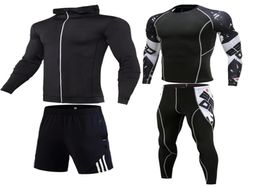 Mens Sport Clothing Suit Men Running Set Jacket Basketball Football Tennis Fitness Tights Shorts Shirts Leggings Sportswear 2011196787390