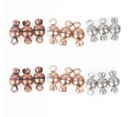 100PCS 511MM Rose Gold Black Vintage Magnetic Clasp fit Bracelet Connectors Components Magnet buckle Jewellery Making Findings Acce3248396