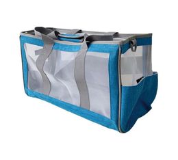 Cat Carriers Crates Houses Dog Carrier Cross border upgraded dog breathable full net pet bag9624805