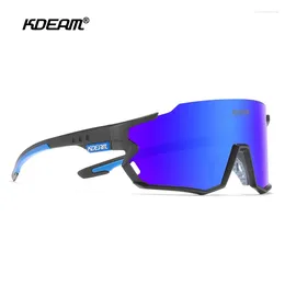 Sunglasses Brand KDEAM 2024 Summer Trend Polarised Goggles Men Outdoor Bicycle Mountain Road Cycling Glasses Women Fashion Sport Shades UV