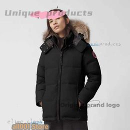 Canada Men's Down Parkas Highs Quality Womens Coat Designer Gooses Fashion Winter Mens Ladies Jacket Luxury Letter Plaid Classic Warm Fur Collar Top Xs-2Xl 938