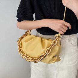 Shoulder Bags Designer Gold Chain Handbags Purse Women Crossbody 2024 Cloud Ladies Messenger High Quality