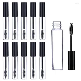 Storage Bottles 5Pcs 3ml 10ml Empty Mascara Tube With Eyelash Cosmetic Container Plastic Refillable Makeup