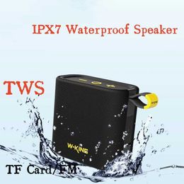 Portable Speakers Portable Bluetooth Speaker with TWS Bluetooth 5.3 Wireless Speakers IPX7 Waterproof Camping Speaker Music Player Caixa De Som J240505