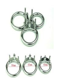 Male Cage Accessories Penis Lock Additional Cock Ring 40MM/45MM/50MM Sex Toys For Man5674604