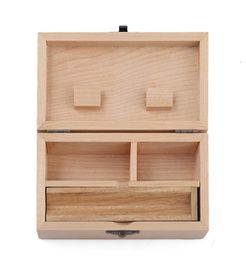 Wood Stash Case Tobacco Storage Box Rolling Tray Natural Handmade Wood Tobacco and Herbal Storage Box For Smoking Pipe Accessories4950136