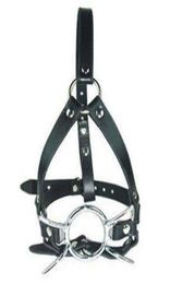 O ring costume party fancy dress leather strap spider mouth gag full spider gag R561257339