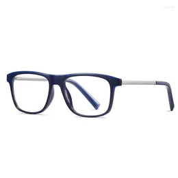 Sunglasses Frames 53mm Rectangular Ultralight TR Business Men Glasses Prescription Eyeglasses Women Fashion Full Rim Eyewear 2080