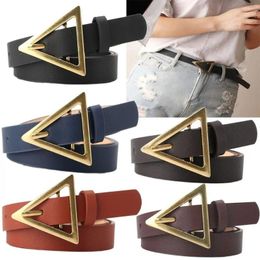 Belts For Leisure Dress Jeans Corset Waist Belt Triangle Buckle Women Female Ladies Alloy Retro