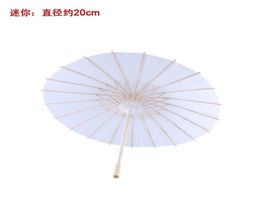bridal wedding parasols White paper umbrellas Chinese mini craft umbrella 4 Diameter 20 30 40 60cm wedding umbrellas for whole2640164