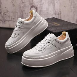 Casual Shoes Fashion White Leather Men Hip Hop Flat Skateboard Men's Sneakers Zapatillas Hombre