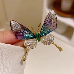 Brooches Lovely Butterfly Bee Brooch For Women Shiny Rhinestone Pearl Animal Insect Lapel Pins Wedding Party Coat Dress Jewelry Gifts