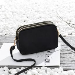 brand designer handbags shoulder bags phone wallet coin purse 3 zippers crossbody cross body Waterproof nylon clutch bag Phone bag Evening Bags 5AP198 260S