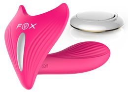 FOX Remote Dildo Vibrators silicone clitoris usb Female Masturbation realistic vibrators adult toys for couple sex machine S1810102716758