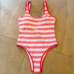 Sexy Print Bikini Slim Swimsuits Womens One Piece Swimsuit Retro Letter Pattern Swimwear For Women 217d