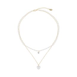 Love Pearl Necklace Women's Collarbone Chain Neck Ornament 380