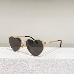 Sunglasses Gold Silver Metal Heart Shape Frame High Quality Women's Myopia Prescription Optical Glasses SL301 Fashion Men's Sunglass 251R