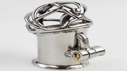 New Arrival PA Lock Cage Stainless Steel Device Sex Toys For Men Cock Ring1057464