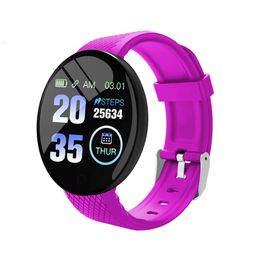 D18 Smart Bracelet Color Round Screen Freqüência cardíaca, pressão arterial, monitoramento do sono, Exercício de escalonamento Relógio inteligente 1,44 polegadas