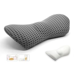 Breathable Memory Foam Physiotherapy Lumbar Pillow Bed Sofa Office Sleep207t7619068