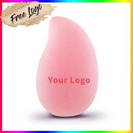 50pcs Custom Logo Latex-free Pink Mango Beauty Cosmetics Sponge Graient Fruit Peach Blue Avocado Makeup Blender Design Sponge