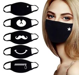 Cartoon mask on the mouth For dustwarmth anime mask Antifog mouth face mask dust masks Double cotton1261605