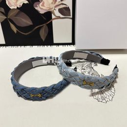 Designer Women Headbands Hair Hoop Blue Charm Chic Hairbands Daily Head Bands Hair Jewelry