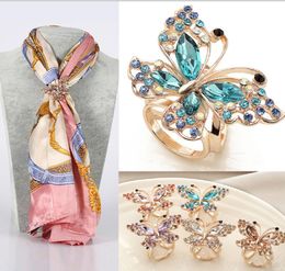 Enamel Esmalte De Unhas Butterfly Brooch Broches Brooches Wedding Bouquet Vintage Wedding Hijab Scarf Pin Up Buckle Broches7001661