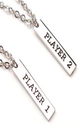 Player 1 Player 2 Couples Necklace Set Valentine39s Day Gift For Girlfriend Boyfriend Gamer Video Game Couple39s Necklaces1012650