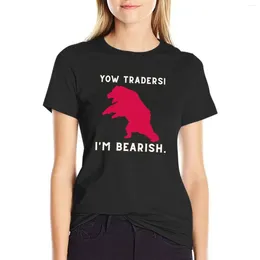 Women's Polos Bearish Trading T-shirt Hippie Clothes Aesthetic Clothing Female Dress For Women Plus Size Sexy