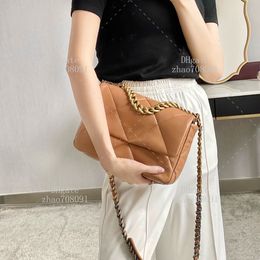 10A TOP quality 19 bag designer bags 26cm lady Handbags crossbody bags sheepskin shoulder bag chain bags With box C008