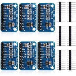 Amplifiers 6 Pcs Ads1115 Analogue to Digital Converter 16 Bit Adc Module Converter with Programmable Gain Amplifier for Raspberry Pi