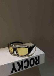 Sunglasses Punk Women039s 2022 summer net red same Y2K future technology men039s UV protection3921675