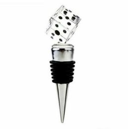 LasVegas Themed Crystal Dice Wine Bottle Stopper Event Party Supplies Wedding Bridal Shower Favors3748349