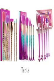 5 pcs a set brand makeup brushes sets cosmetics brush Spiral shank makeup brush unicorn screw makeup tools 3 styles7315805