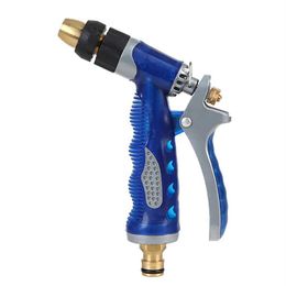 Bathroom Shower Heads New 2022 high-quality adjustable brass nozzle high-pressure garden water gun used for water pipes spray guns car washing T240505