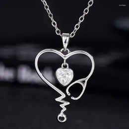 Pendant Necklaces Huitan Ly Designed Love Necklace For Women Daily Wear Chic Neck Accessories Fancy Gift Fashion Contracted Jewellery