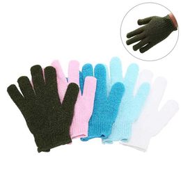 Bath Tools Accessories 1 shower exfoliating body scrub glove skin removal massage bathtub Q240430