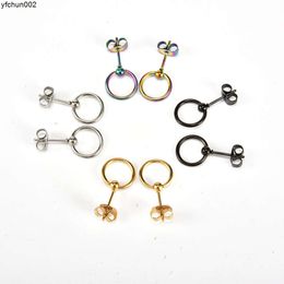 Instagram Style Mens Stainless Steel Puncture Earrings Nose Rings Multi-purpose D7dq