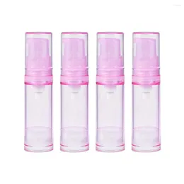 Storage Bottles 4 Pcs Travel For Toiletries Lotion Container Pink Refillable Shampoo